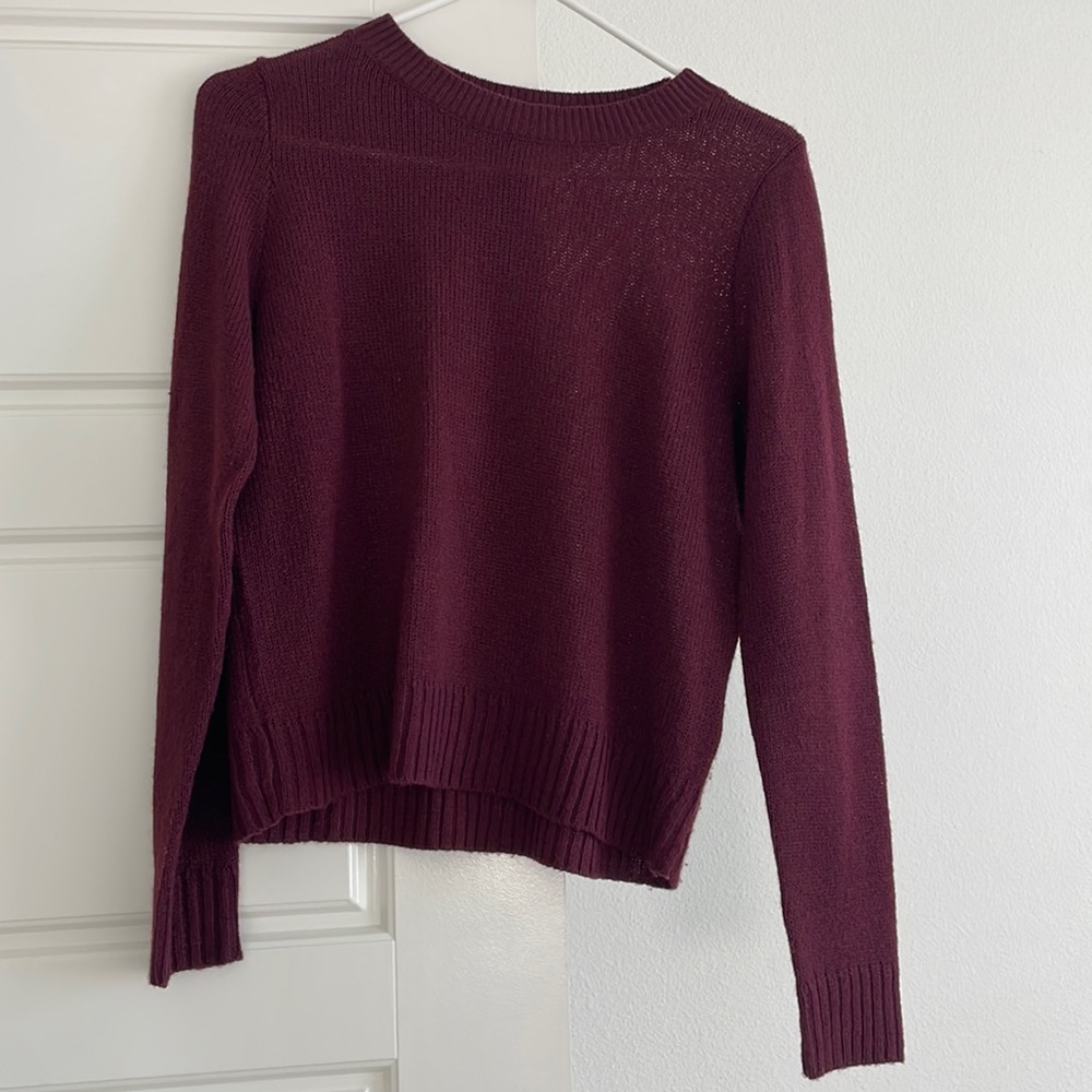 Burgundy Sweater
